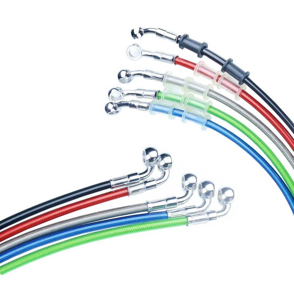 Плетеный тормозной шланг Гидравлические тормозные шланги Тормозной шланг для мотоцикла Тросик тормозного масла для мотоцикла