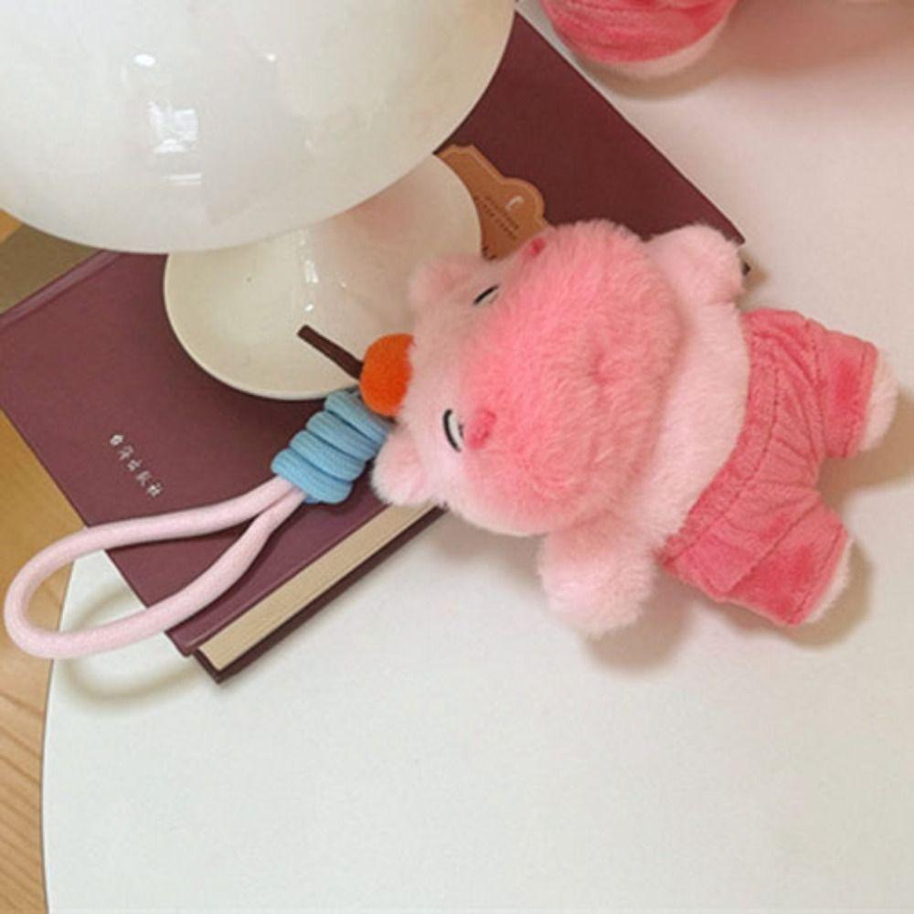 Lovely Capybara Lulu Plush Doll Cartoon Dolphin LULU Doll Plush Keychain Kids Toy