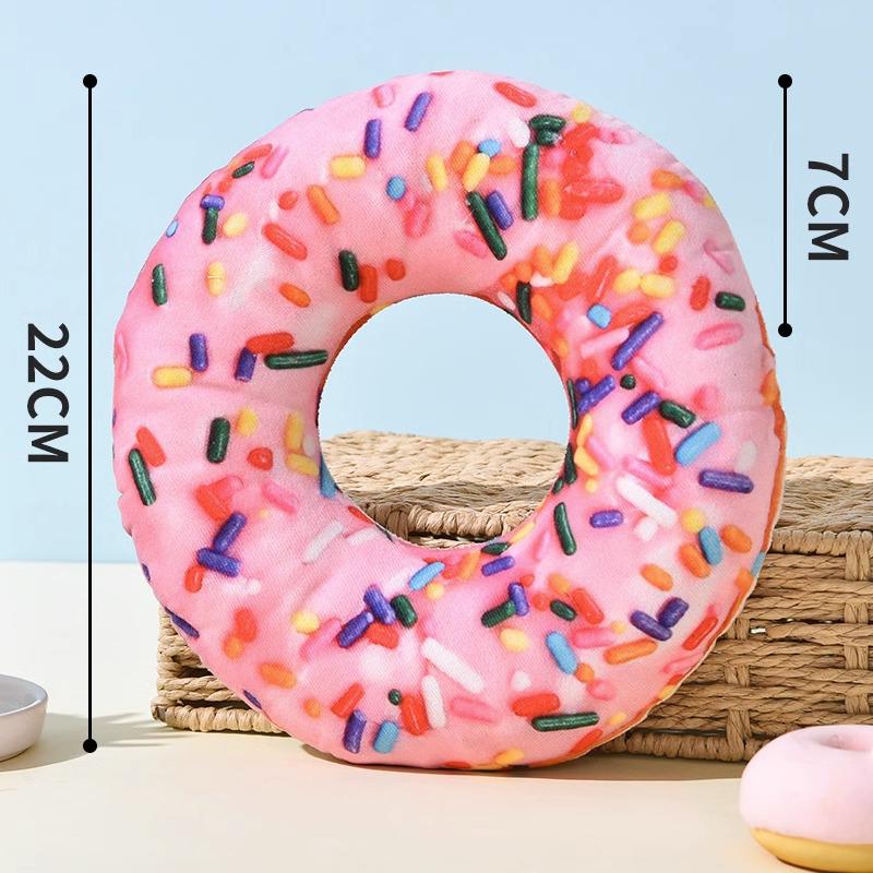 Dog Crinkle Toy: Plush Pizza Teething Sound Toy for Medium-Large Breeds, Shiba Inu & Corgi Boredom Relief.