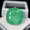 Natural Square Cushion Colombian Green Emerald 28.20 Ct   Gemstone