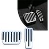 For Tesla Model X Model S Accessories Aluminum alloy Foot Pedal Accelerator Gas Fuel Brake Pedal Rest Pedal Cover Car Styling