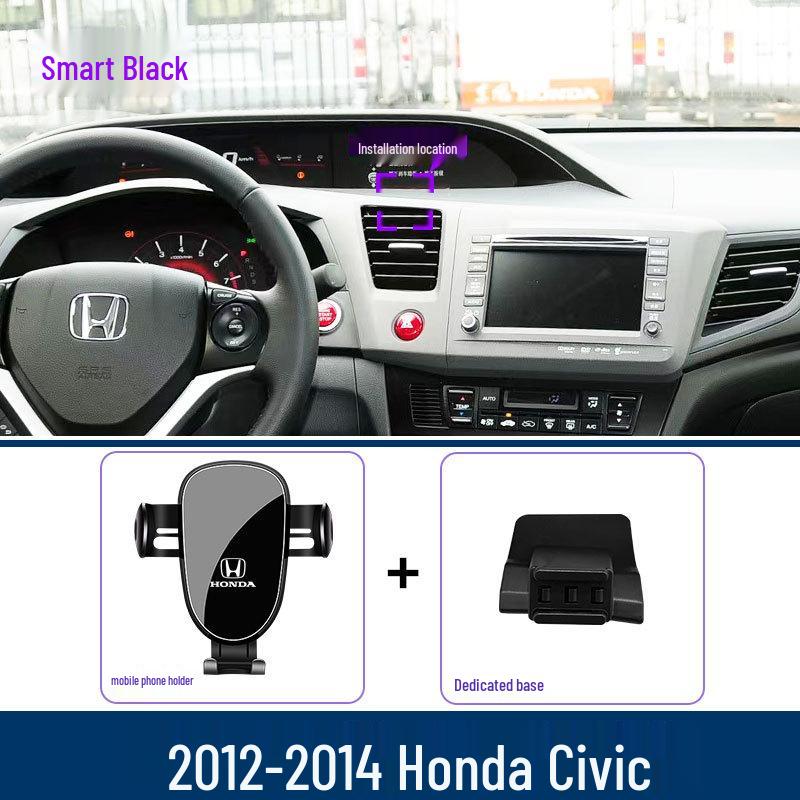 Совместимый держатель для телефона для Honda Civic (2016-2023) 9-е, 10-е, 11-е поколение – Кронштейн для навигации.