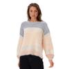 Rip Curl Relaxed Fit Crew Neck Knit SURF TREEHOUSE KNIT Stylish Multico Size Women's [004WKN / CREW]