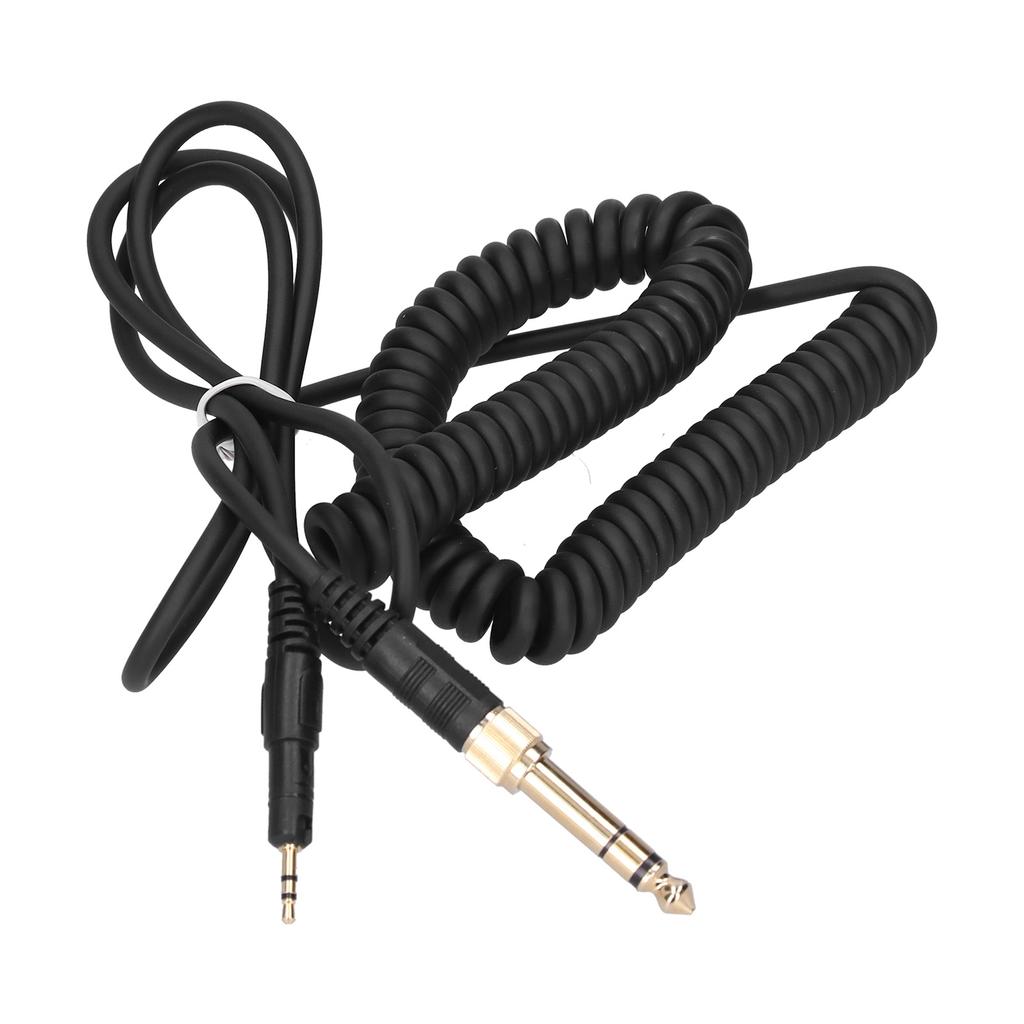 Stretchable Spring Headphone Audio Cord Replacement for ATHM50X M40X