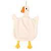 Yousheng Hand Towel with Hanging Loop Highly Absorbent Quick Drying Wear Resistant Cute Goose Design Kitchen Cloth Dish Towel
