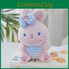 Dog Rabbit Plush Stuffed Toy Animal Doll Key Chain Backpack Gifts Decoration