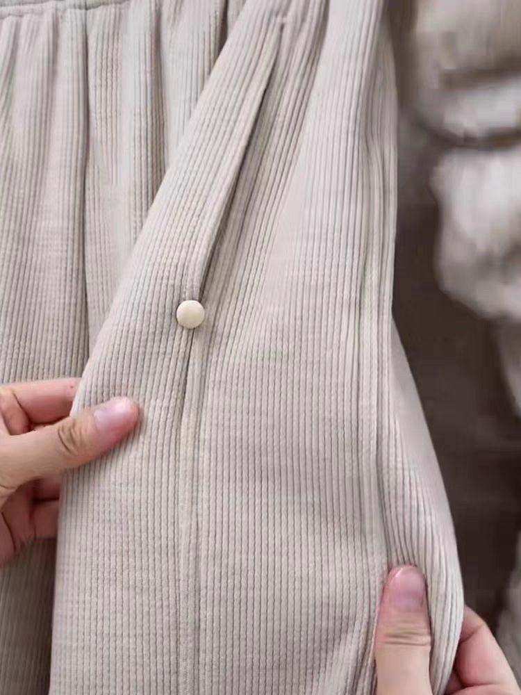 Стильный вязаный комплект и брюки-клеш большого размера для женщин - Осень/Зима 2025