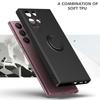 With Ring Holder Phone Case for Samsung Galaxy S24 Ultra S23 S22 S21 Plus A13 A52 A53 A54 TPU Soft Back Cover