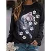 Women's T Shirt Tee Daily Casual Long Sleeve Black Spring &  Fall