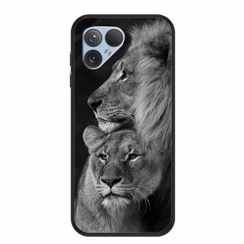 Чехол для Fairphone 5 6,46" ТПУ Животные Мягкий Силиконовый Бампер Задняя Крышка Чехлы для Телефона для Fairphone5 5G Волк Крутой Защитный Fundas