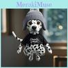 Acrylic Interior Vehicle Flat Surface Pendant Dalmatian Hat Design Clothing