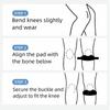 2Pcs Silicone Patella Tendon Knee Straps Elastic Knee Support Protector  Cushion Pressure