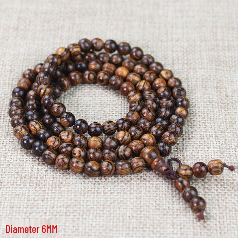 Деревянные браслеты из бусин сандалового дерева - 108 бусин, унисекс украшения для пар