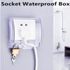Protection Socket Cover Lockable 86 Type Switch Case Waterproof Dustproof Box Protective Shield