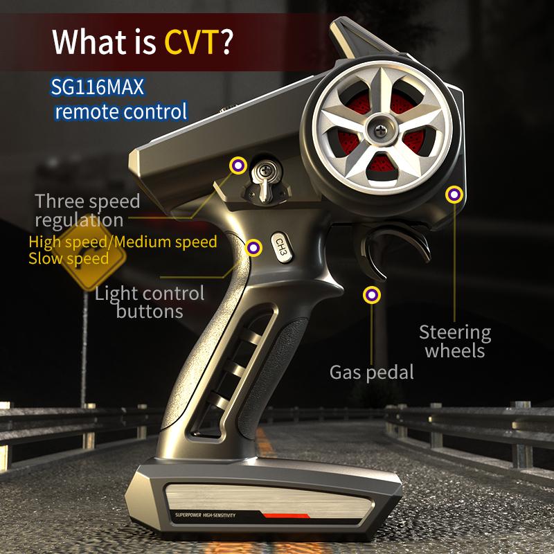 ZLL SG116 MAX/PRO 1:16 Скоростной Дрифт Гонки 80 км/ч или 40 км/ч Бесколлекторный Двигатель 4WD Радиоуправляемая Машина Внедорожник Машинки Игрушки для Ребенка Подарок