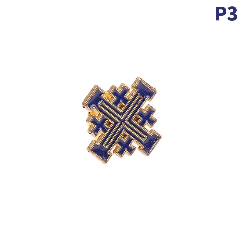 1 шт. католический христианский Иерусалимский крест брошь значок религиозные украшения Halo подарки