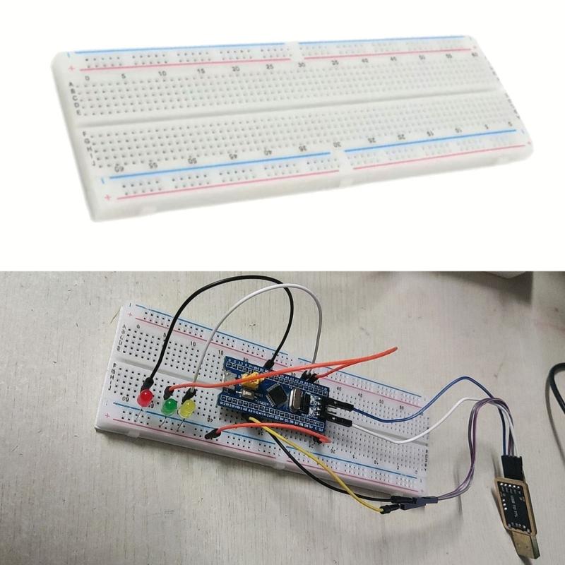 Качественная беспаечная макетная плата на 830 точек для DIY-энтузиастов, инженеров для безопасного и эффективного подключения