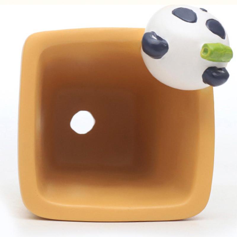 Cute Animal Resin Flower Pot Succulent Plant Pot Planter Home Decor Desktop Ornaments Bonsai Garden Decoration