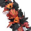 Artificial Maple Leaf Rattan Halloween Pumpkin Vine For Front Door Wall Window Door Hangings Ornament Halloween Decoration