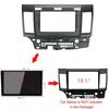 10,1-дюймовый Для Mitsubishi Lancer 2008-2016 Автомобильный Android Рамка Корпус 2 Din Головное Устройство Панель Приборной Панели