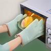Baking Gloves Silicone Oven Mitts Non Slip Thickened High Temperature Resistant Restaurant Kitchen Scalding Gloves Kitchen Tools
