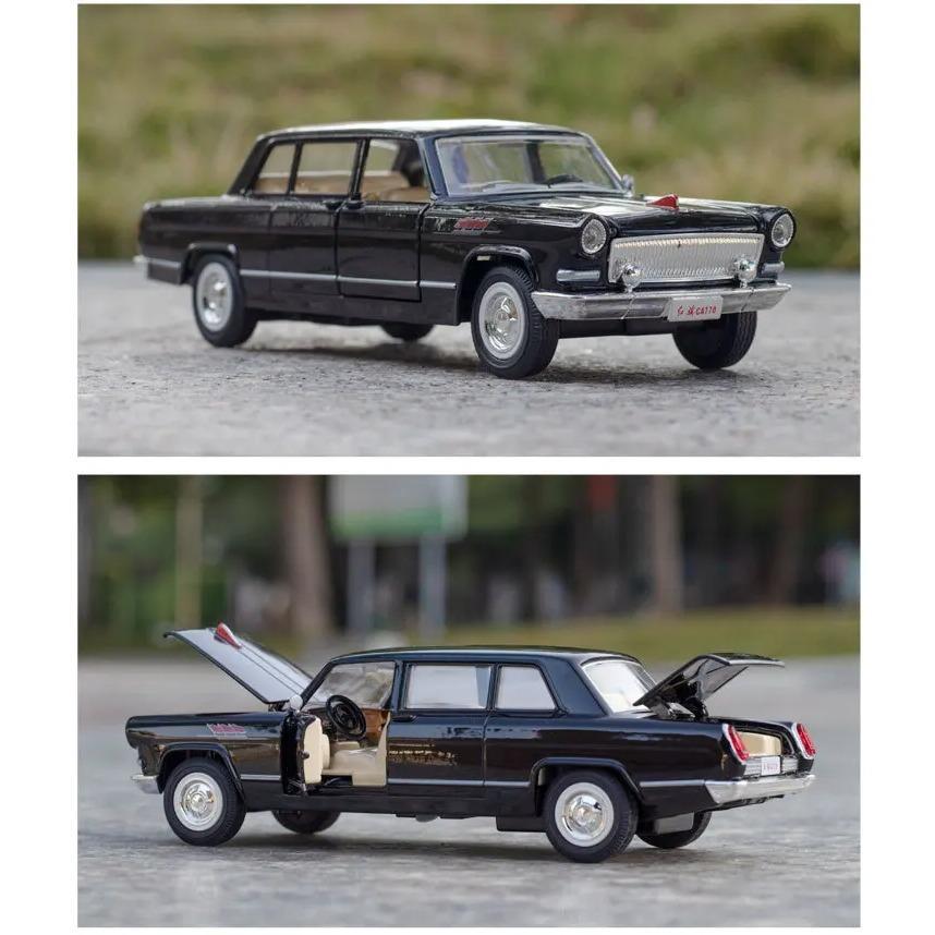 1/32 HongQI CA770 литые металлические модели игрушечных машин с инерционным звуком и светом для игрушек для детей, мальчиков, подарки