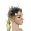 Retro Accessories Women Wedding Headband Wedding Hat Hair Clip Feather Brooch Hair Clip