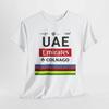 Унисекс хлопковая футболка болельщика команды UAE Emirates Велосипедная футболка Унисекс футболка