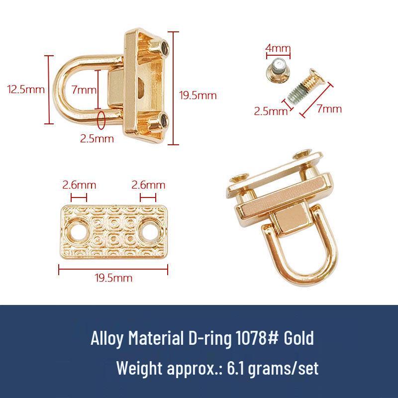 Аксессуары для сумок и багажа: Кольца, Голова монаха, Пирсинг сосков, Кожаные пряжки для DIY, Декоративные винты-заклепки