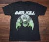 Новая мужская футболка OVERKILL с коротким рукавом 'Bat Concert', черная, размеры S-5XL. Новая футболка, унисекс.