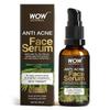 Wow Skin Science Anti Acne Face Serum - Natural Neem Leaf Oil, Tea Tree Oil, Caviar Lime Fruit Extract, 30ml