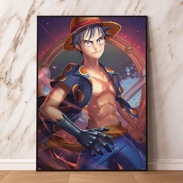 Набор аниме-плакатов, лучший подарочный принт Ace Cuadros, украшение для детской спальни