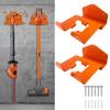 1/2 Sets Wall Mount Weedeater Hanger with Screws Heavy Duty Space Saving Garage Shed Weed Eater Trimmer Tools Metal Storage Rack Organizer Hook