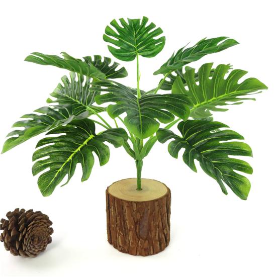 1Pc Artificial Monstera Simulation Plant Wedding Home Hotel Cafe Party Decor