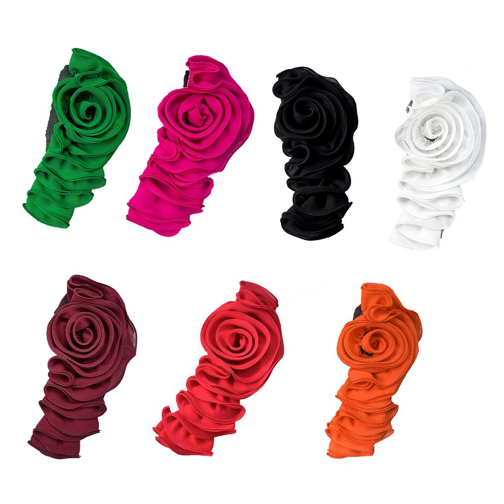 Ручная работа Цветочные аппликации Крафт Материалы для изготовления танцевальных костюмов Волан Край 3D Цветочные нашивки Одежда Пришивная аппликация