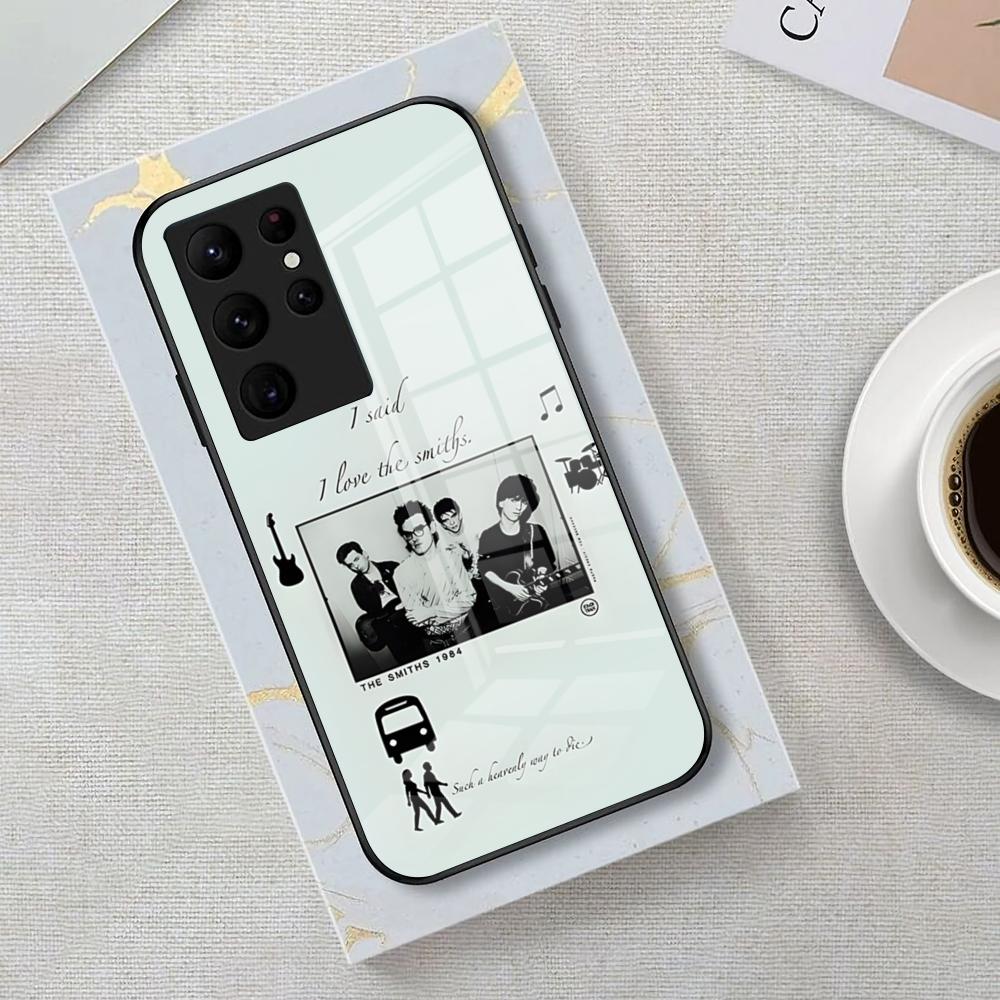Band The Smith Phone Case For Samsung S26 S25 Edge Ultra 23 22 21 20 Ultra Plus S24 Fe Glass Cover