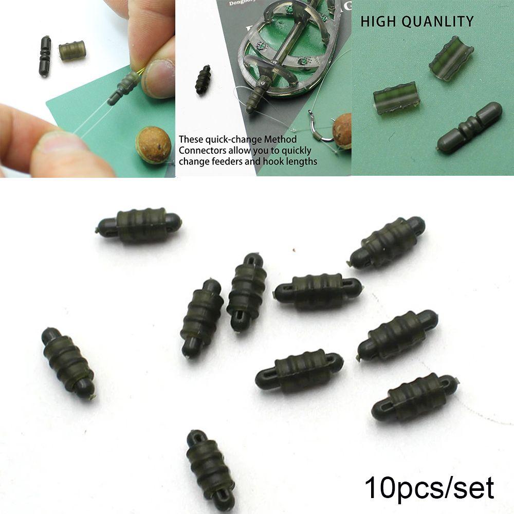 Carp Tackle Equipment Terminal Bead Fishing Rigs Connector Bead Fishing Feeder Line Holder Trough