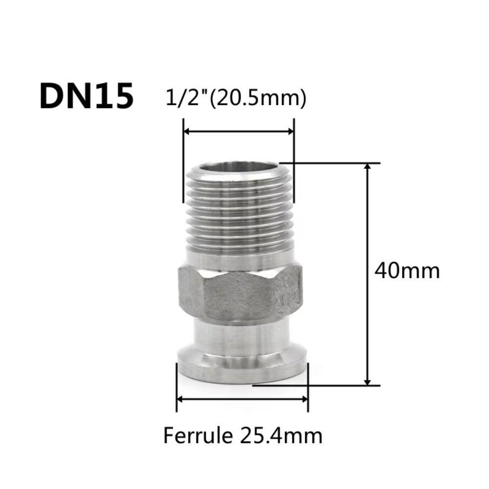 Sanitary Grade Triple Clamp Adapter Stainless Steel Adapter  Industrial Piping