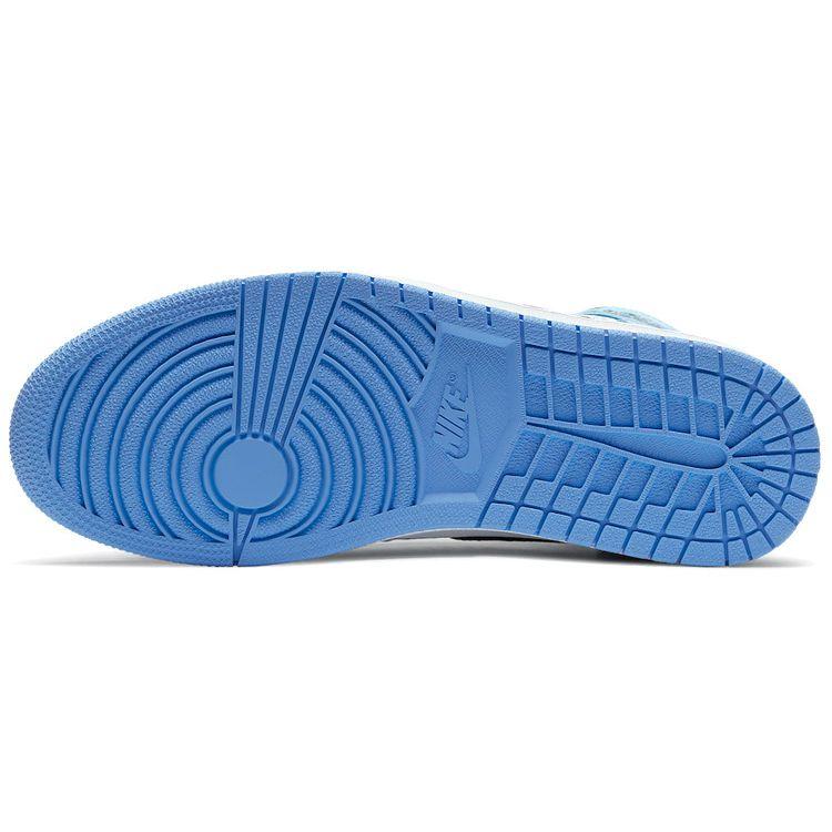Кроссовки унисекс Air Jordan 1 Retro High OG University Blue White Black 555088-134