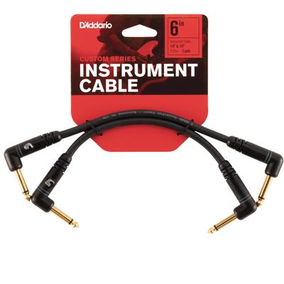 Патч-кабель серии Custom D'Addario (Экранированный кабель) 2 шт. PW-PRA-205 (15см ДЛ) [ ]