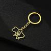 Popular Ukraine Emblem Pendant Keychain In Titanium Steel - Unisex Fashion Accessory