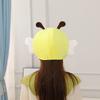 Головной убор Edostree, косплей, головной убор, пчела, плюшевая игрушка, рождественский Хэллоуин, школьный фестиваль, костюм для фотосессии, товары для вечеринок, унисекс MFMZ-01