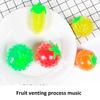 Vegetable Fruit Squishes Toy Slow Rebound Flexible TPR Stress Relief Corn Tomato Orange Squeeze Sensory Fidget Toy Kids Adults Birthday Gift