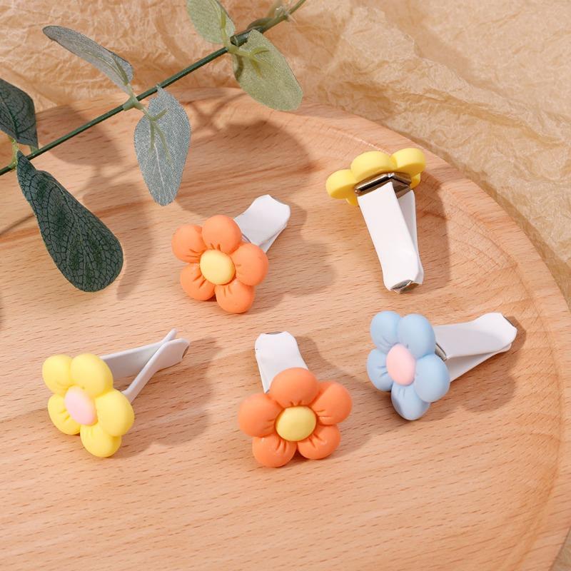 Автомобильный воздухозаборник Ароматерапевтический зажим Лечебный маленький цветок Украшения Аксессуары Автомобильный кондиционер Дефлектор Ароматные ломтики Держатель