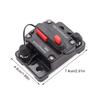 30A-300A Fuse 12-48V Circuit Breaker 12V Trolling Manual Reset Fuse Car Boat Manual Power Protect Breaker for Audio System
