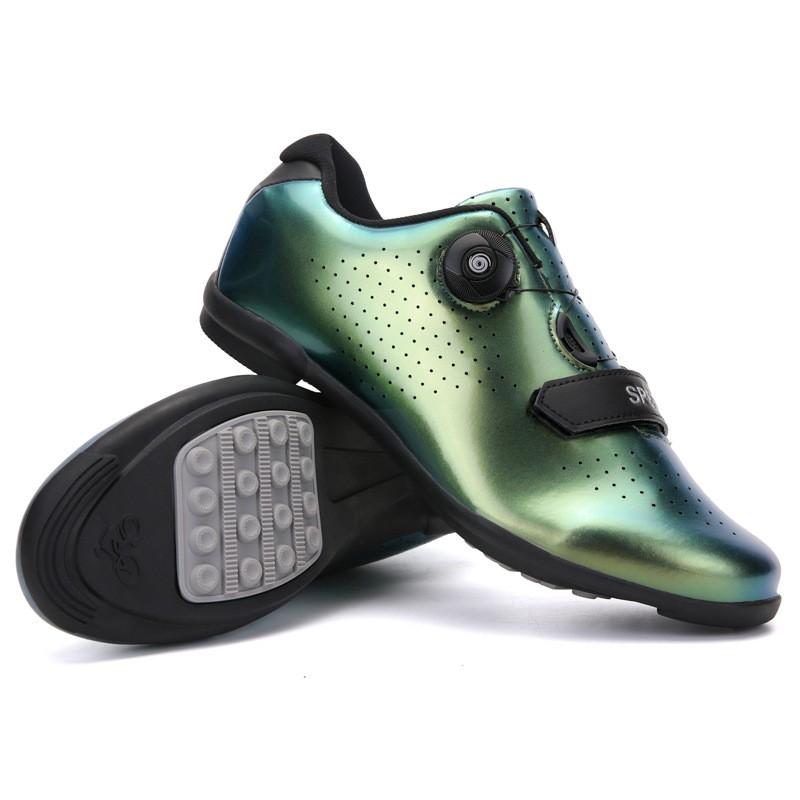 Unisex Cycling Shoes Road Mountain Bike SPD Clipless Pedals Breathable Rigid Sole Indoor Trainer Wide Fit