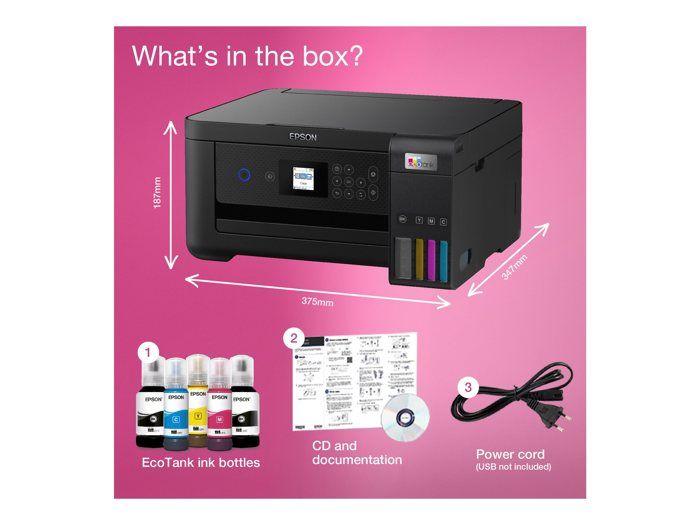 Imprimante Multifonction - Epson - Ecotank ET-2850 - Jet d'encre - Sans fil - A4