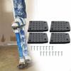4Pcs Stilt Sole Replacement Kits Anti Pad Universal Foot for Painting Indoor Painter