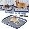 Indoor Anti Slip DogToilet Reusable Mesh Open Top Training Toilet Potty Tray Comfortable Toilet with Protection For Large Puppy