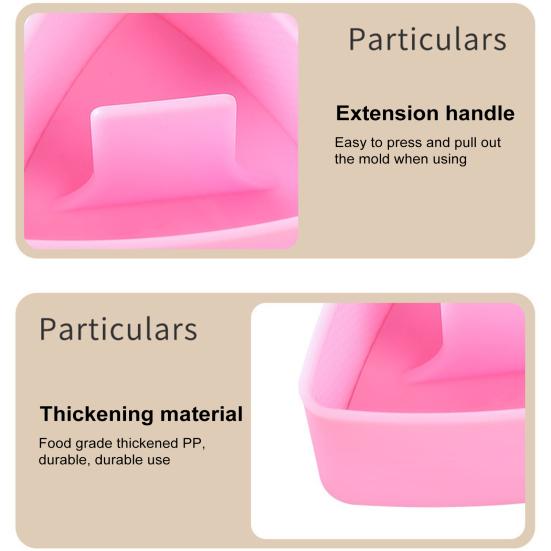 2 шт. набор форм для рисовых шариков, набор форм для риса, которые легко извлекаются из формы, треугольный пресс для суши, антипригарная форма для онигири с ложкой для детского обеда Bento Home DIY